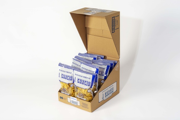 10 x Papas J. Garcia Indianas 85 gr. (Caja)